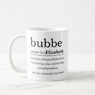 Caneca De Café Definição Personalizada de Bubbe