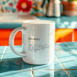 Caneca De Café Definição Personalizada de Nome Personalizado | 3<br><div class="desc">Um presente de excelente para a(s) sua(s) bestie(s). Diga a sua melhor como a conhece com esta caneca de definição de nome personalizado super doce e legal! Design de colagem de fotos moderna 3. Cada caneca pode ser levemente adaptada a qualquer interesse que você conheça. O uso futuro do bebendo...</div>