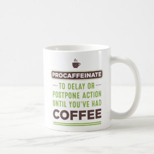 Caneca De Café Definição PROCAFFEINADA Coffee Mug