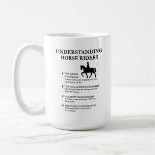 Caneca De Café Definições de Vida Equestre Hilariante