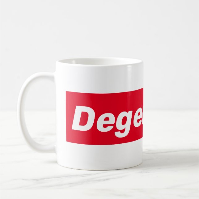Caneca De Café Degenerado (Esquerda)