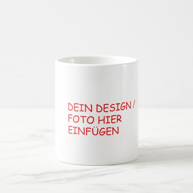 CANECA DE CAFÉ DEIN DESIGN / FOTO TASSE PERSONALISIERT (Centro)