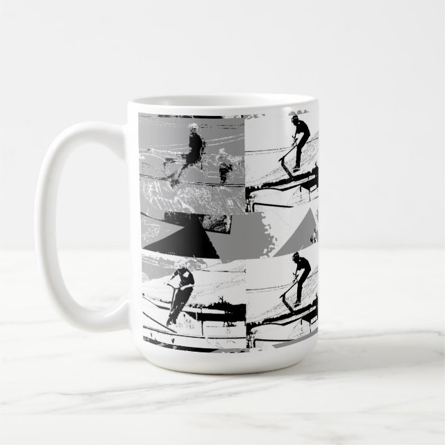 Caneca De Café Deixa-Nos Passar Por Aí - Controle De Patinete De  (Esquerda)