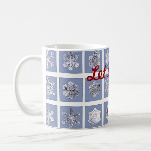 Caneca De Café Deixais lhe para nevar! (Esquerda)