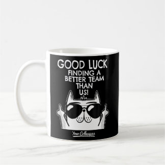 Caneca De Café Deixando Colega De Trabalho Saindo Do Novo Emprego