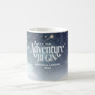 Caneca De Café Deixe a aventura começar a noite estelar Celestial