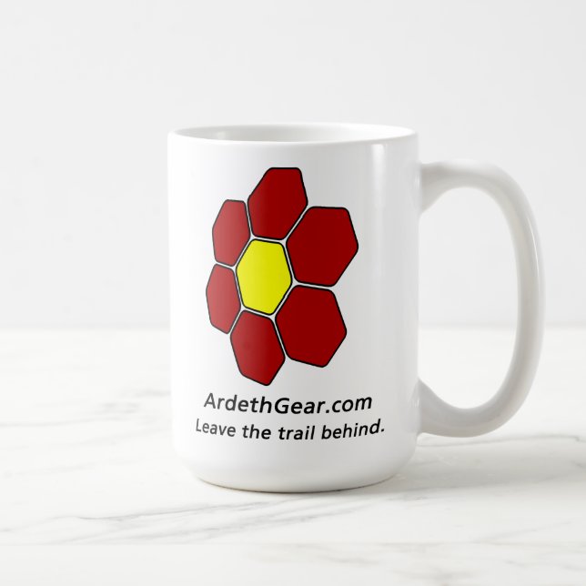Caneca De Café Deixe a fuga atrás (Direita)