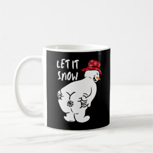 Caneca De Café DEIXE-A NEVAR Neves engraçado