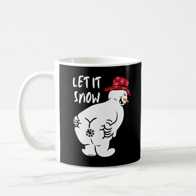 Caneca De Café DEIXE-A NEVAR Neves engraçado (Esquerda)