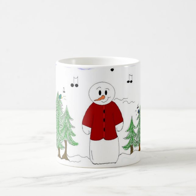 Caneca De Café Deixe a Neve Cair Deixe a Neve Cair (Centro)