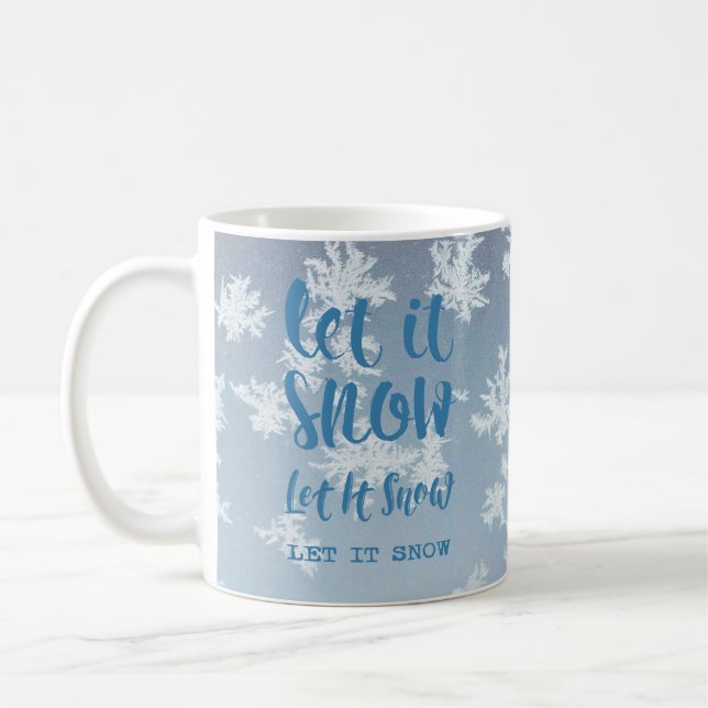Caneca De Café Deixe-A Neve, Deixe-A Neve, Deixe-A Neve! (Esquerda)