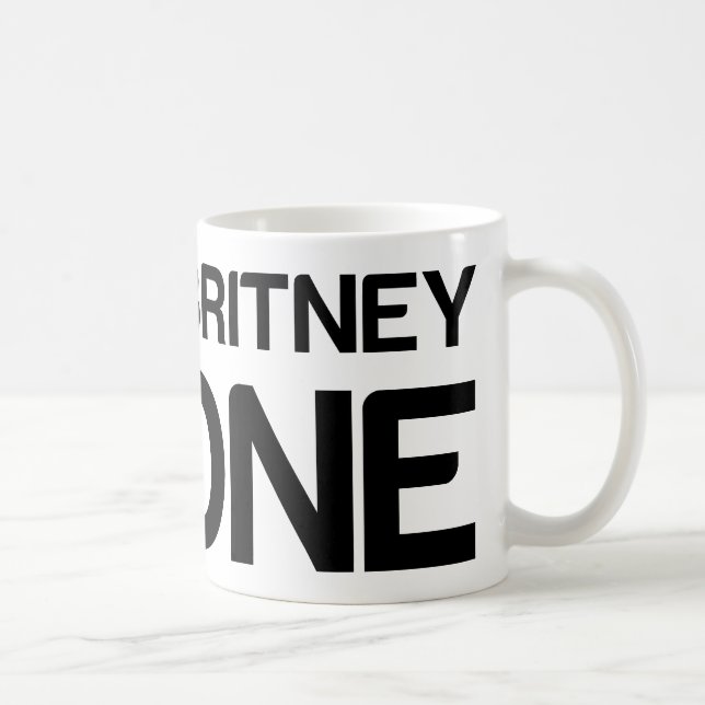 Caneca De Café Deixe Britney sozinho (Direita)