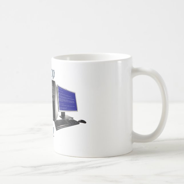 Caneca De Café Deixe-me deixar cair tudo para ajudá-lo (Direita)