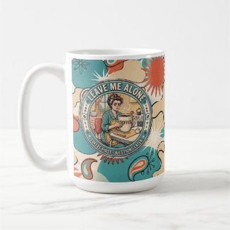 Caneca De Café Deixe-me em Paz | Café Primeiro, Perguntas Depois