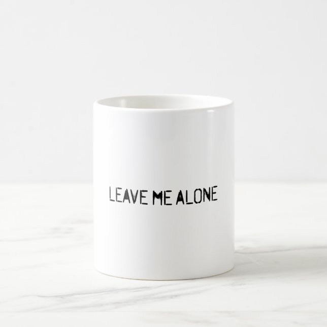Caneca De Café Deixe-me sozinho (Centro)