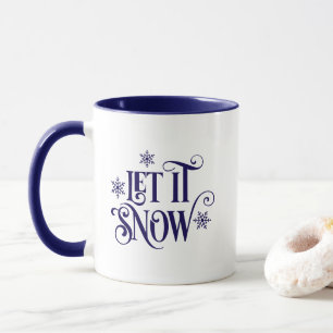Caneca de Café Deixe Nevar