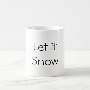 Caneca De Café Deixe nevar