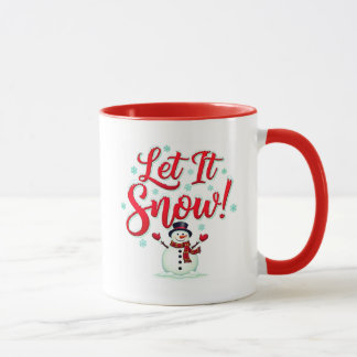 Caneca de Café Deixe Nevar (11oz)