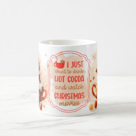 Caneca De Café Deixe Nevar! | Aconchegante Boneco de Neve Natal e