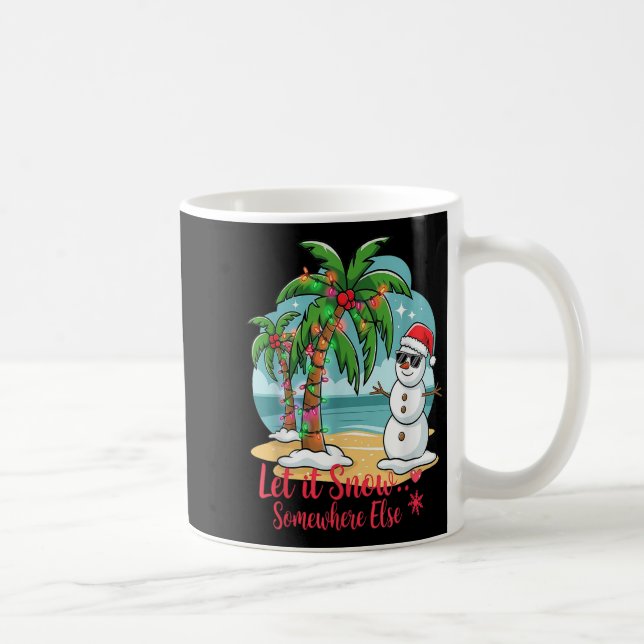 Caneca De Café Deixe Nevar… Em Outro Lugar – Trocal Diversão de N (Direita)