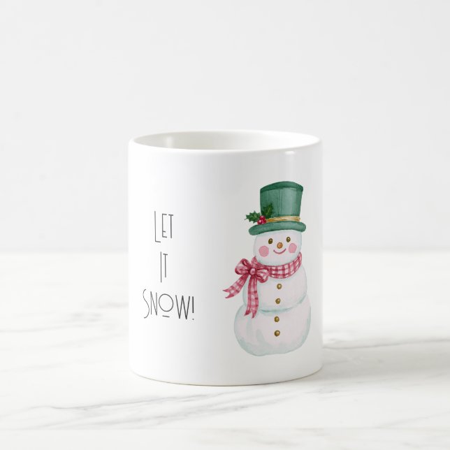 Caneca De Café Deixe Nevar Natal (Centro)