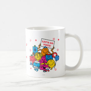 Caneca De Café Deixe-nos ir voto!