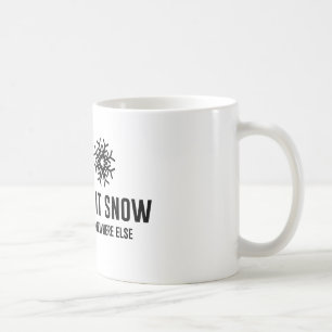 Caneca De Café Deixe-o nevar