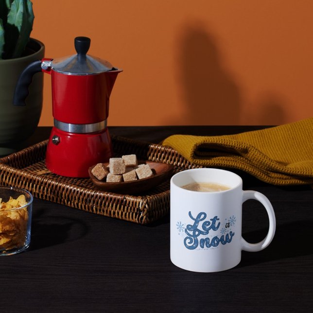 Caneca De Café Deixe-o nevar, Feriado. (Criador carregado)