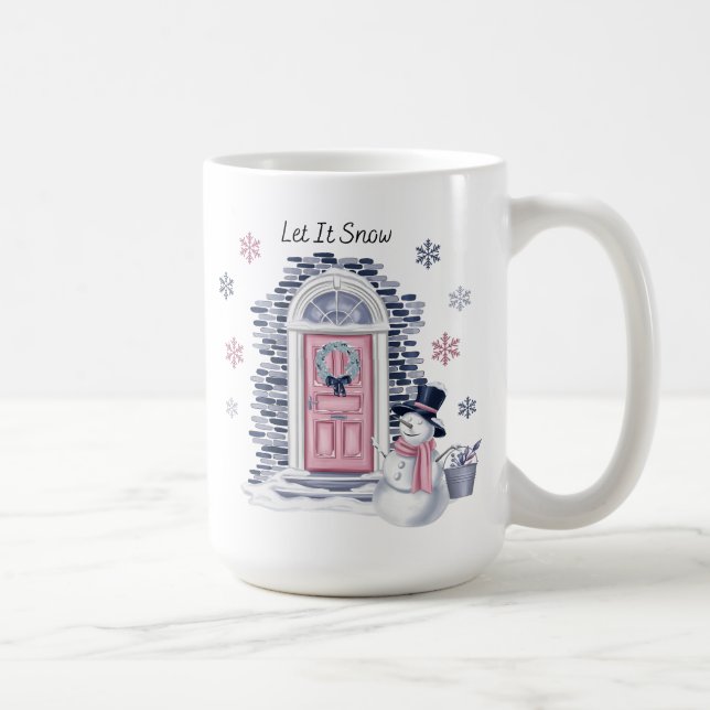 Caneca De Café Deixe-o nevar muito (Direita)