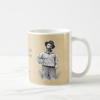 Caneca De Café "Deixe-o produzir citações de Walt Whitman da