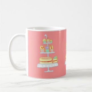 Caneca De Café Deixe-os comer o bolo