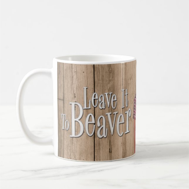 Caneca De Café Deixe para o Beaver. (Esquerda)