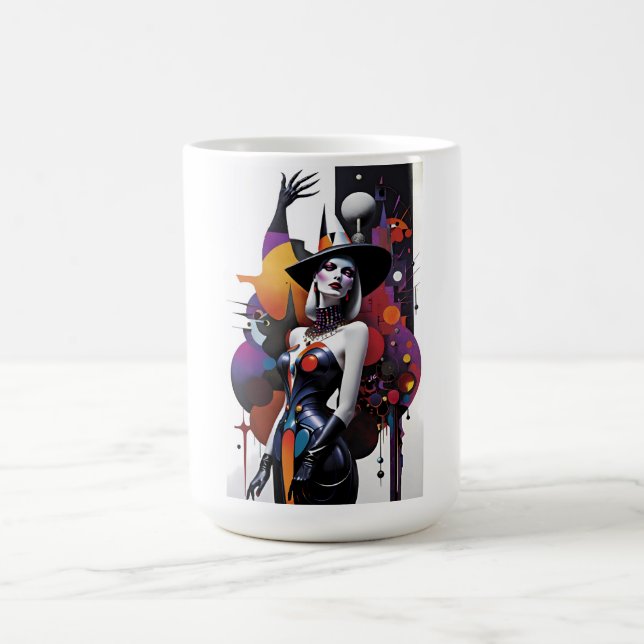 Caneca De Café Deixe que o poder da bruxaria o convença - Ken Gag (Centro)