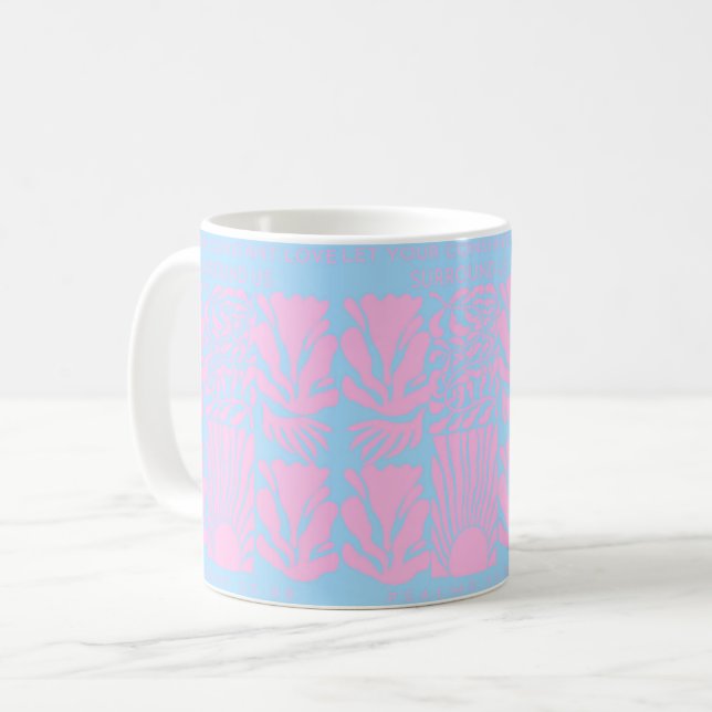 Caneca De Café Deixe seu amor constante nos cercar (Frente Esquerda)