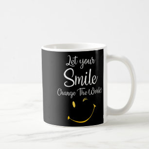 Caneca De Café Deixe Seu Sorriso Mudar O Moti Inspiracional Mundi