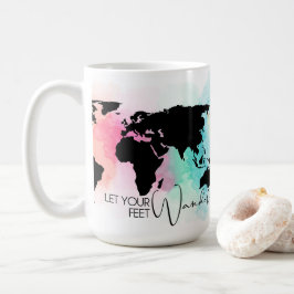 Caneca De Café Deixe seus pés andarem