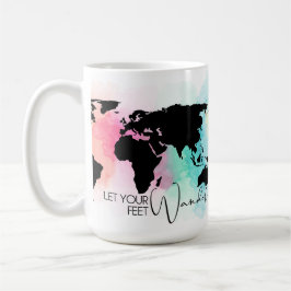 Caneca De Café Deixe seus pés andarem