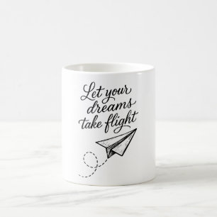 Caneca De Café Deixe seus sonhos voarem