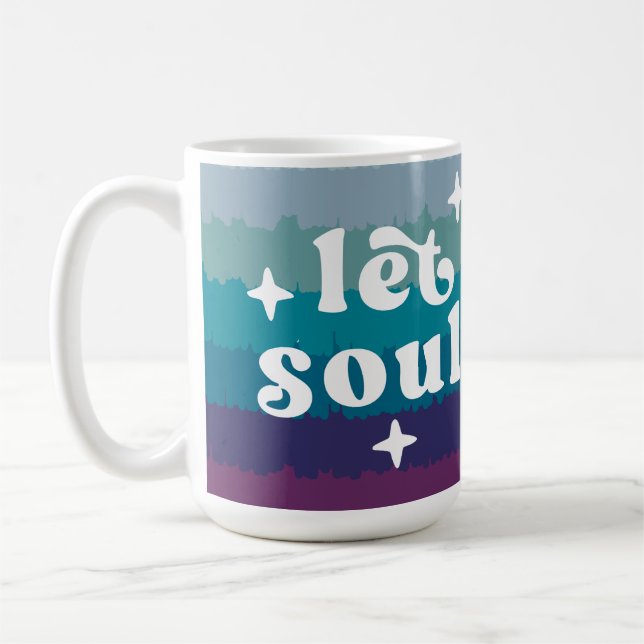 Caneca De Café Deixe Sua Alma Brilhar (Esquerda)