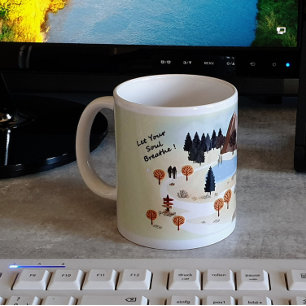 Caneca De Café Deixe sua alma respirar