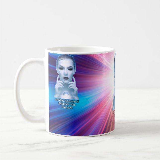 Caneca De Café Deixe Sua Luz Interna Brilhar. (Esquerda)