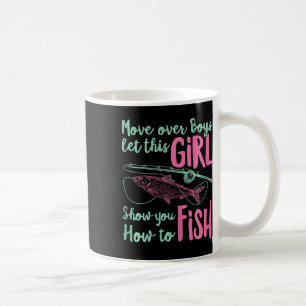 Caneca De Café Deixem Essa Garota Te Mostrar Como Pescar