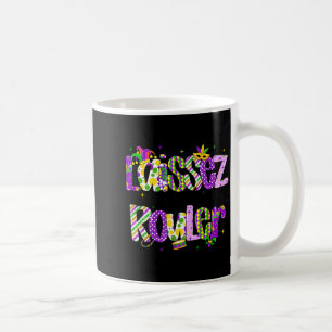 Caneca De Café Deixem os bons tempos rolar contas de mardi gras f