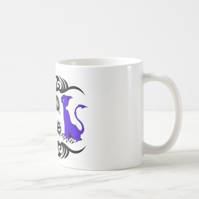 Caneca De Café Deja Vu Cat (Direita)