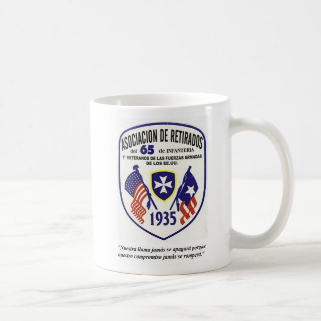 Caneca De Café Del 65 de Infanteria do Asoc (Direita)