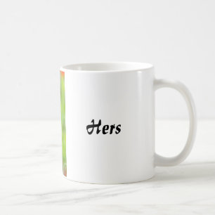 Caneca de café dela Flores de Papoula Vermelha Ori