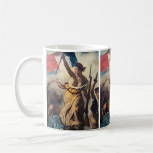 Caneca De Café Delacroix - A Liberdade Liderando o Povo Close-up
