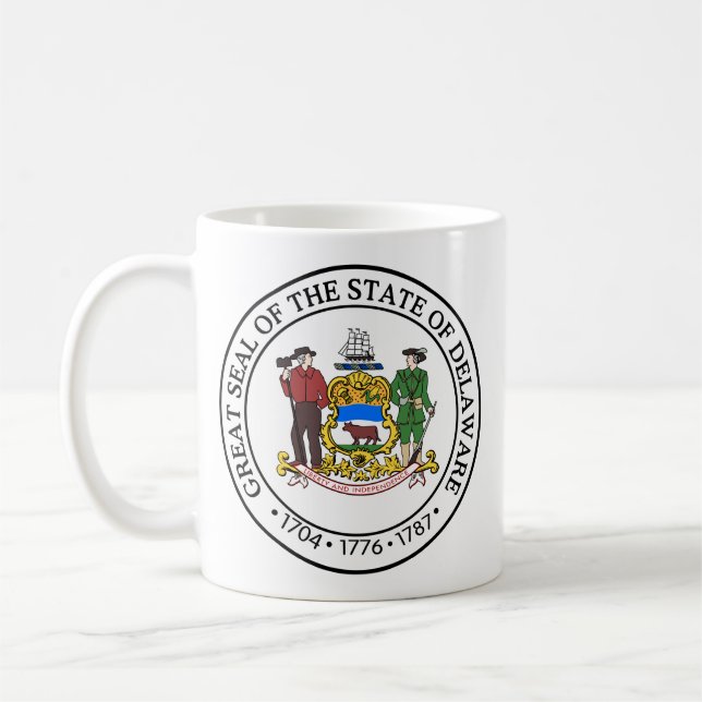 Caneca De Café Delaware, EUA (Esquerda)