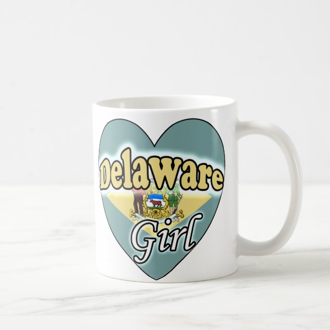 Caneca De Café Delaware Girl (Direita)