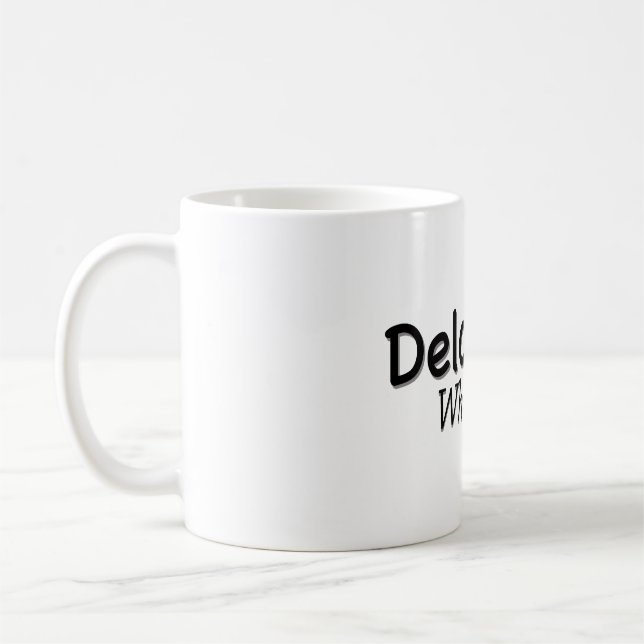 Caneca De Café Delco Qual Acento? (Esquerda)